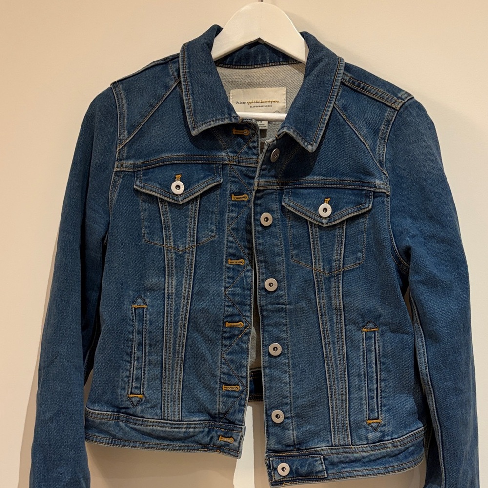 Anthropologie Pilcro Blue Denim Jean Jacket (Like New!